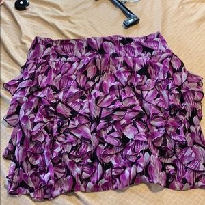 Skirt purple and black